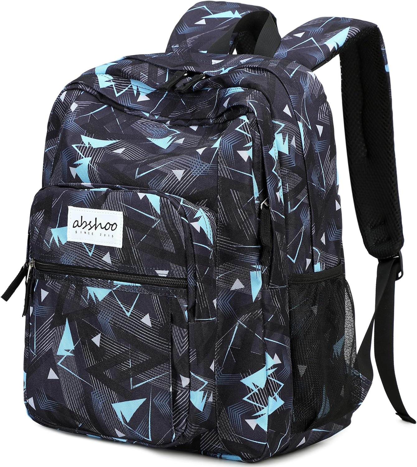 Basic Travel Backpack Water Resistant Black - Image 12