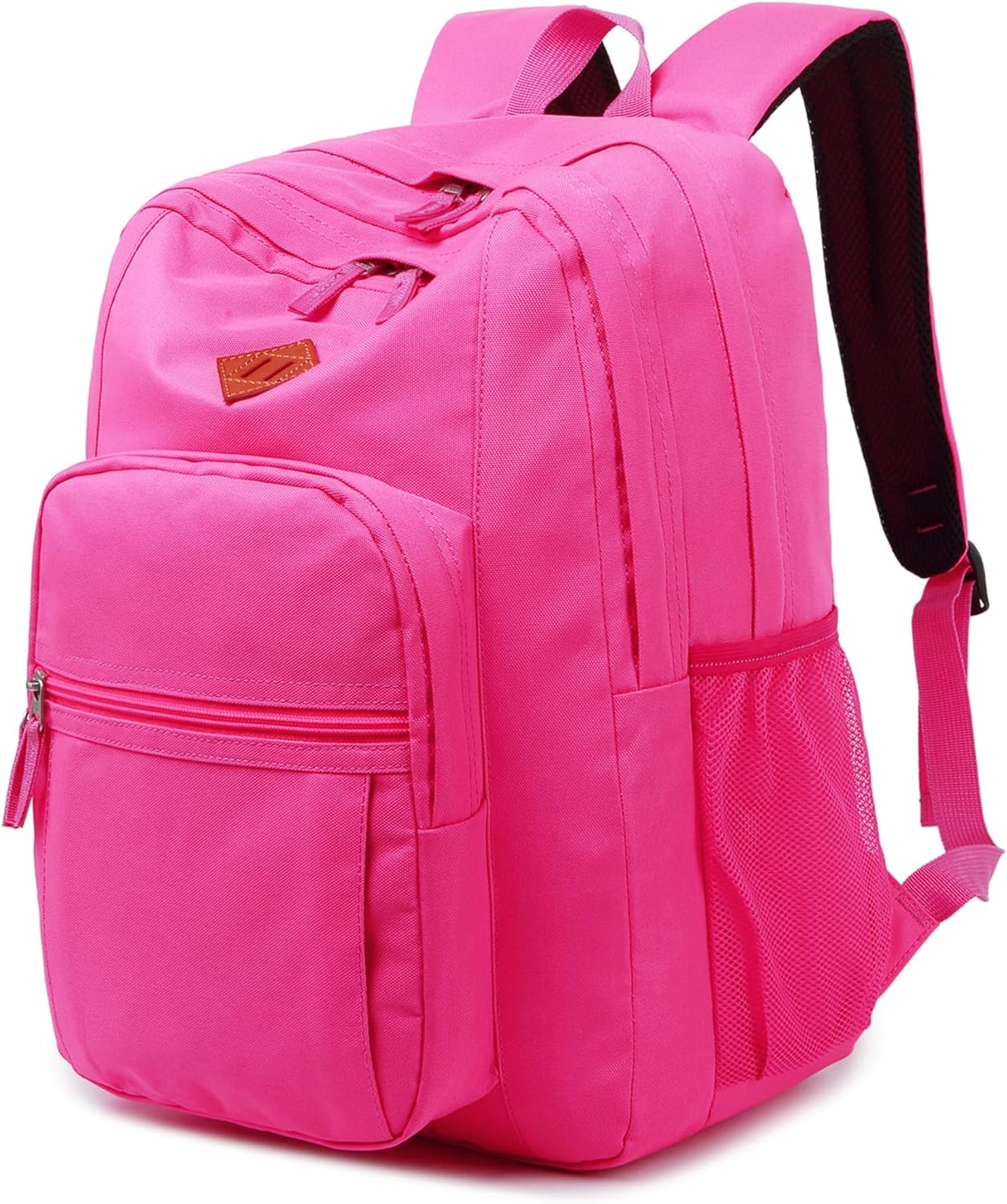Basic Travel Backpack Water Resistant Black - Image 16