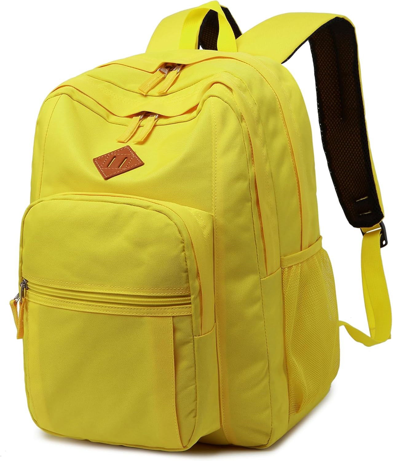 Basic Travel Backpack Water Resistant Black - Image 17