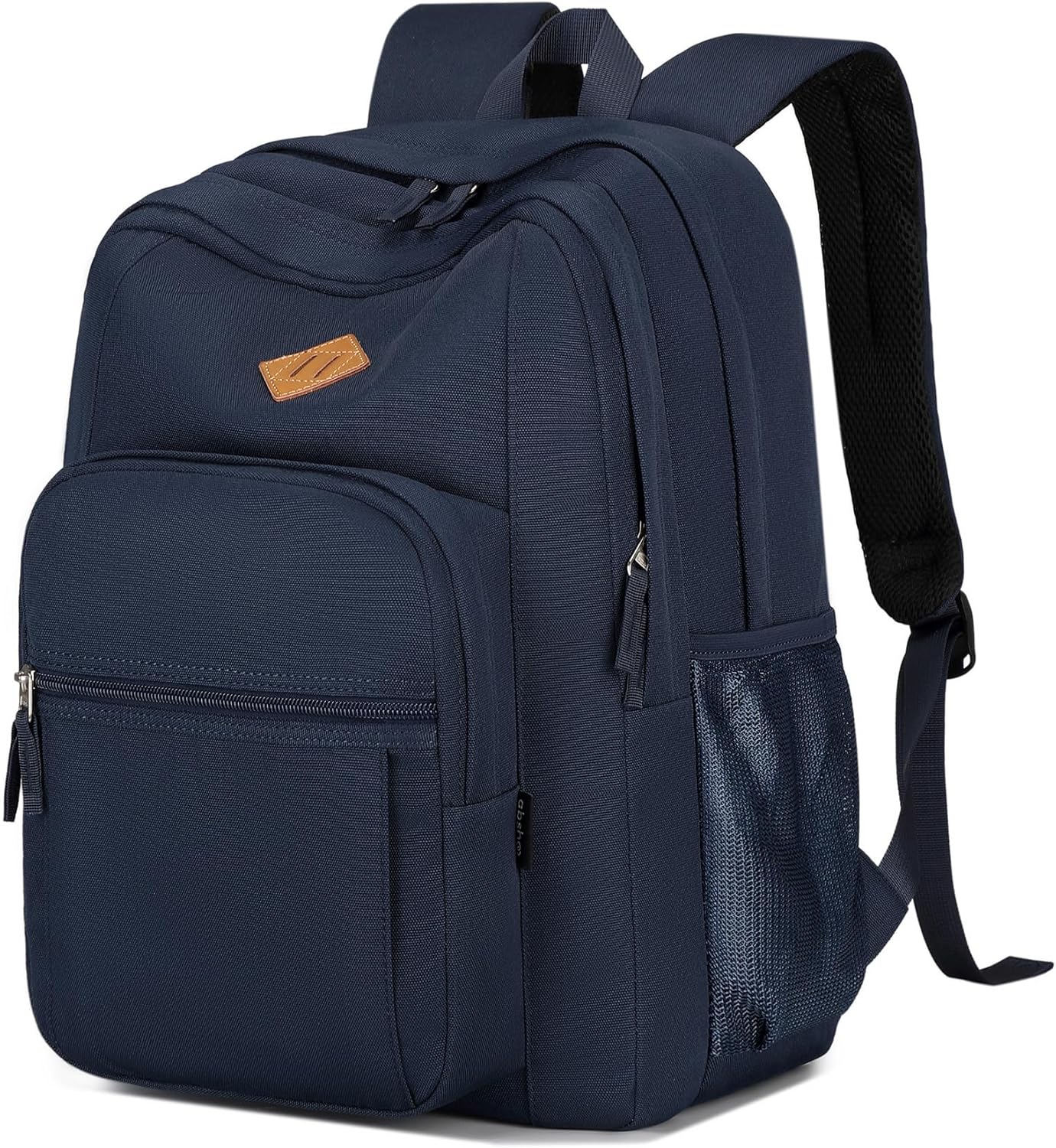 Basic Travel Backpack Water Resistant Black - Image 19
