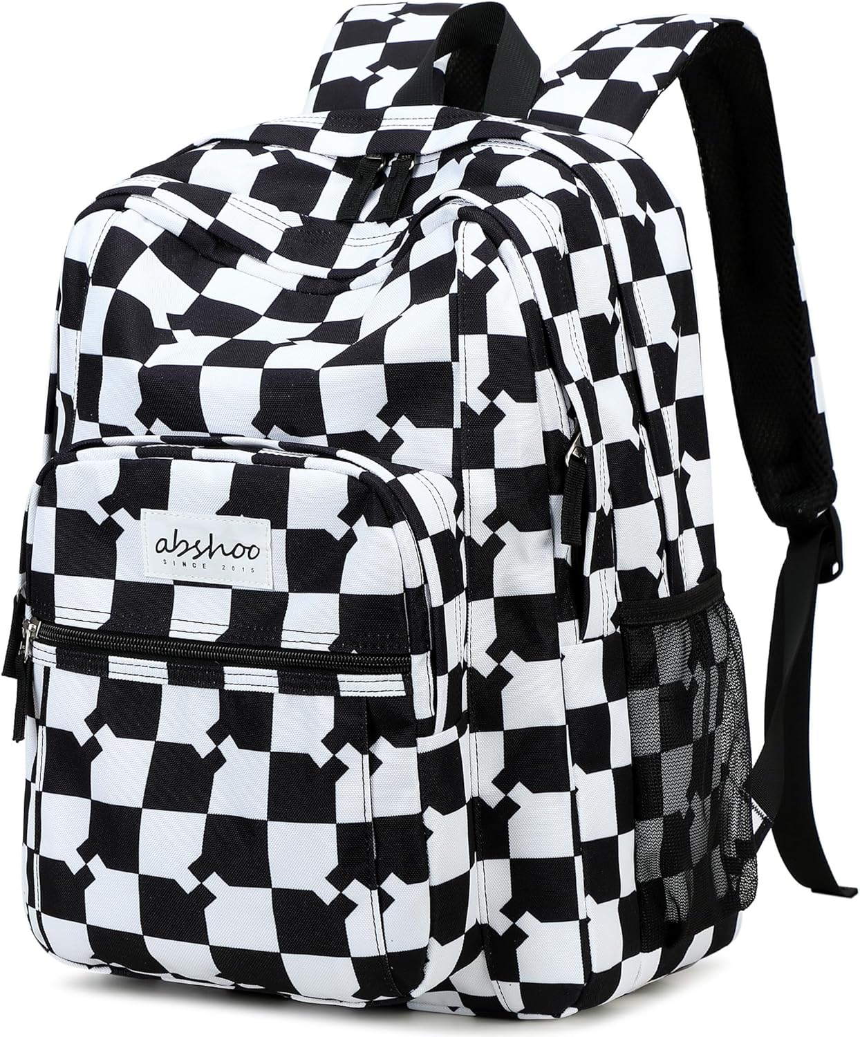 Basic Travel Backpack Water Resistant Black - Image 22