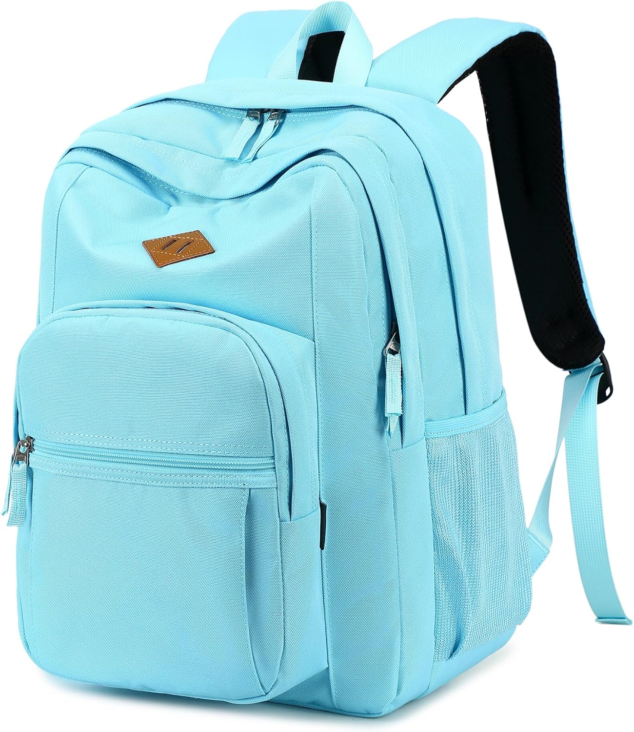 Basic Travel Backpack Water Resistant Black - Image 23