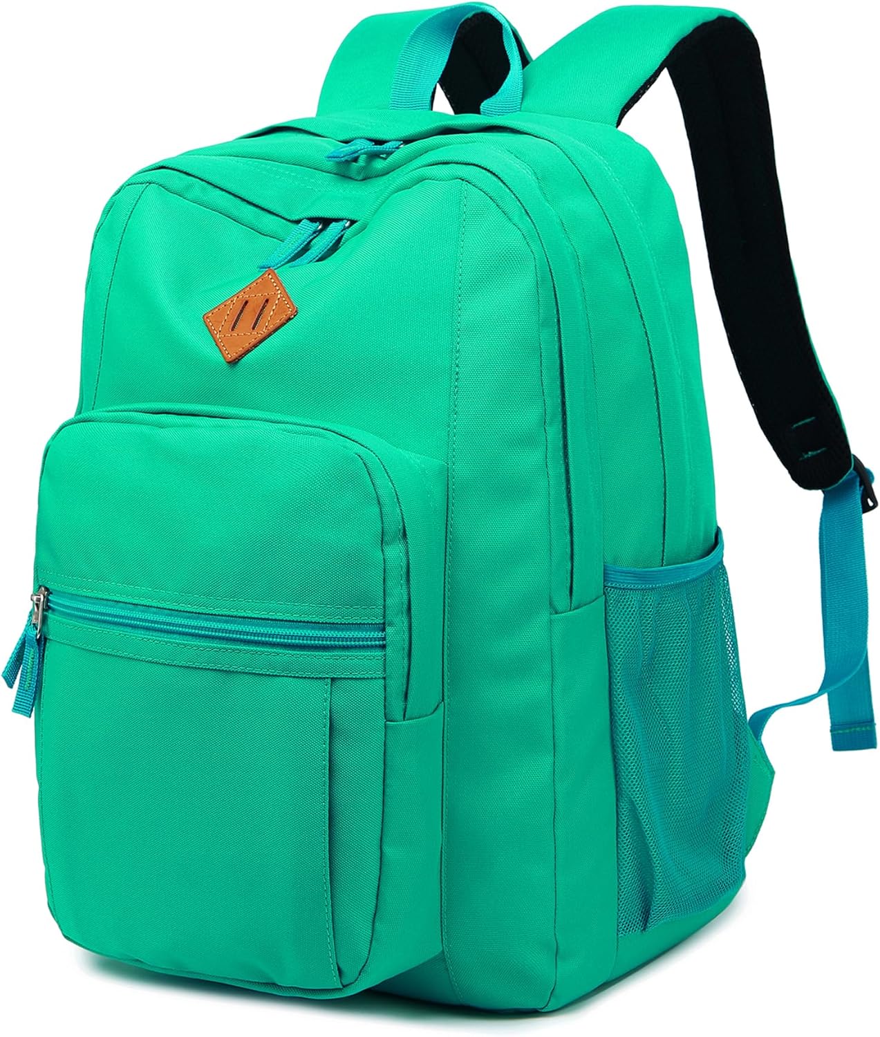 Basic Travel Backpack Water Resistant Black - Image 25