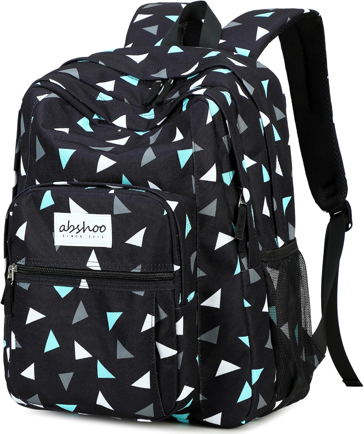 Basic Travel Backpack Water Resistant Black - Image 26