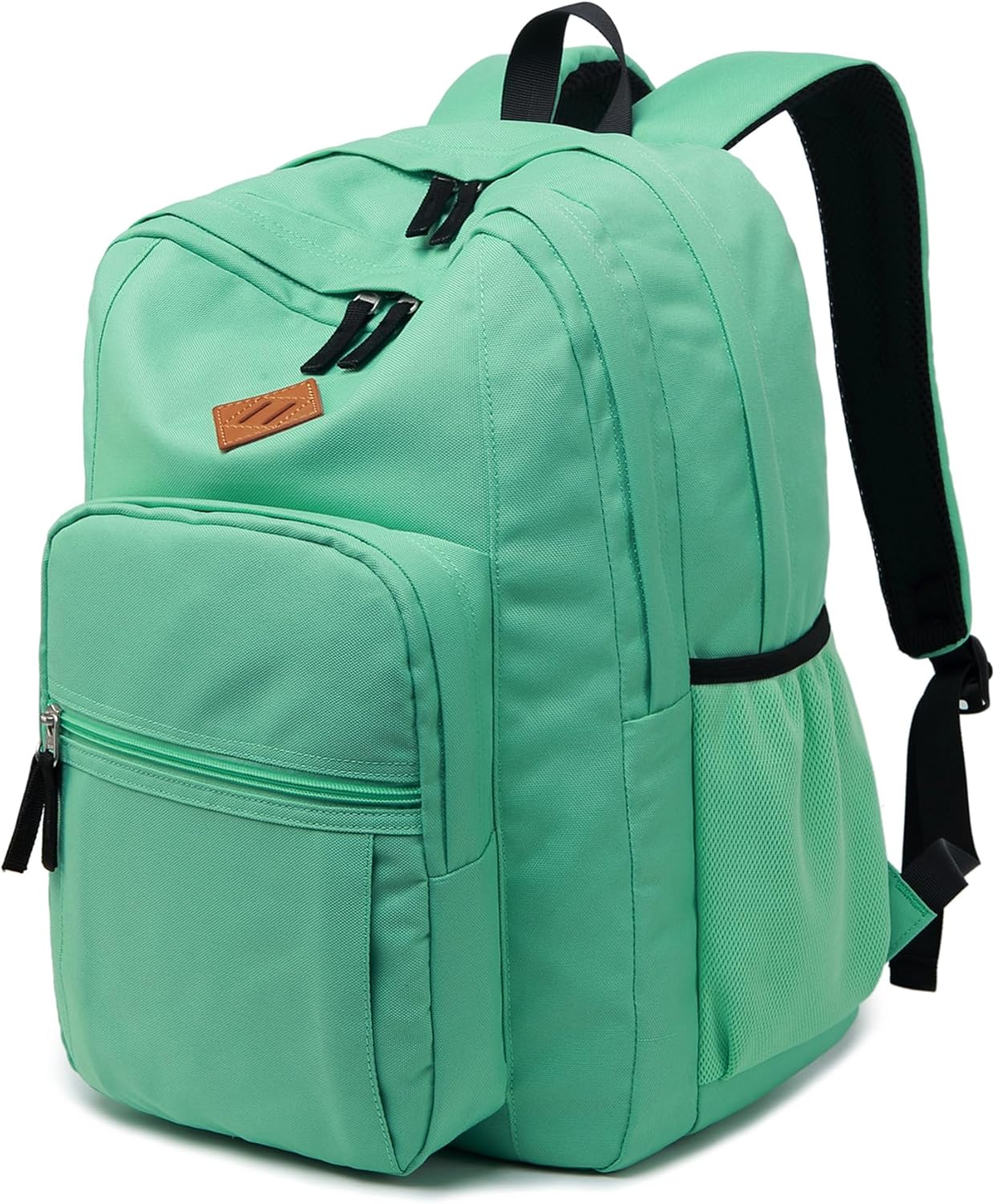 Basic Travel Backpack Water Resistant Black - Image 27