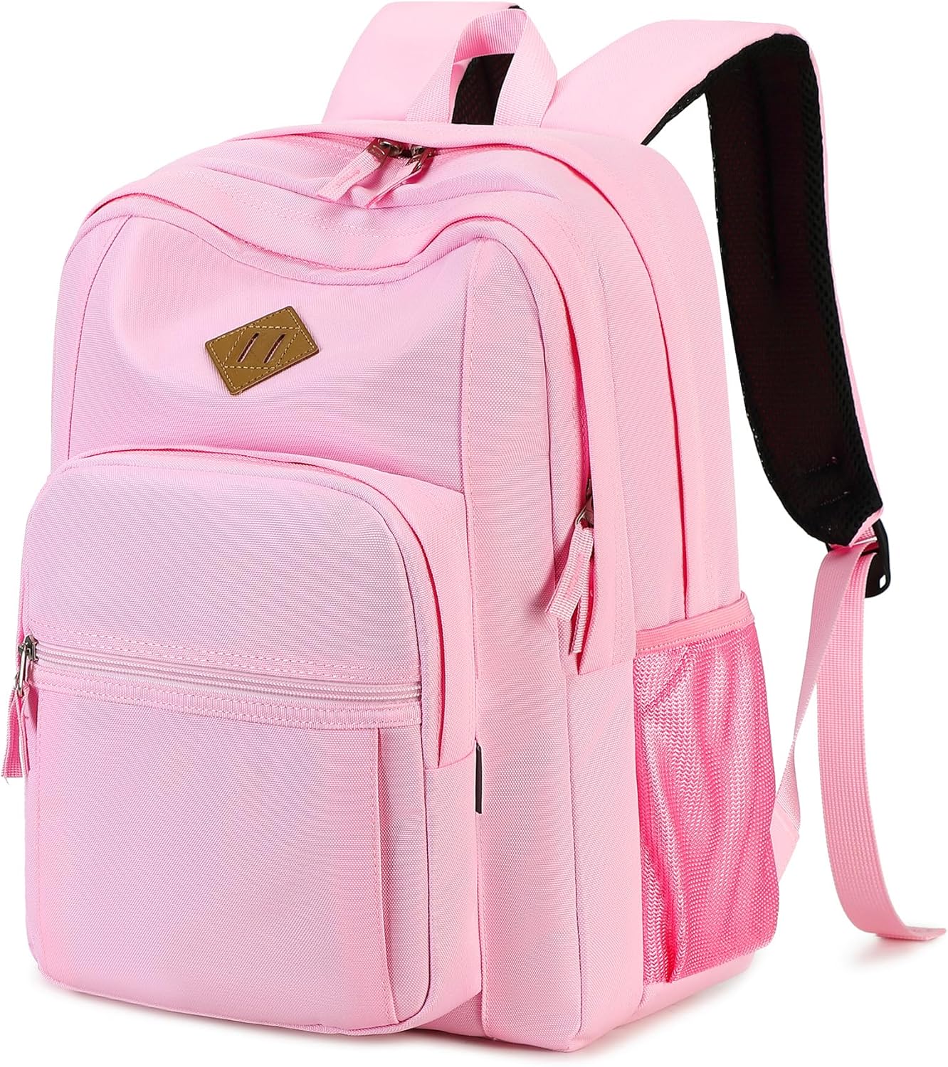 Basic Travel Backpack Water Resistant Black - Image 31