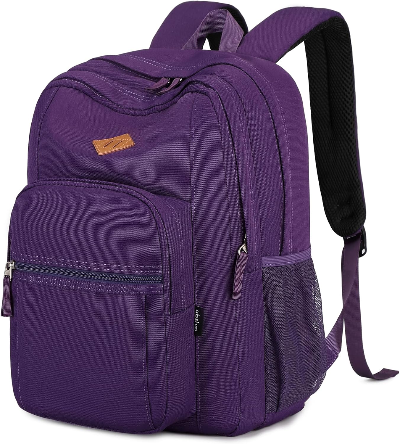 Basic Travel Backpack Water Resistant Black - Image 35
