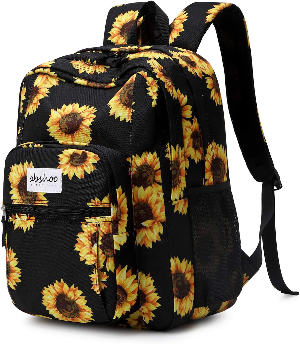 Basic Travel Backpack Water Resistant Black - Image 41