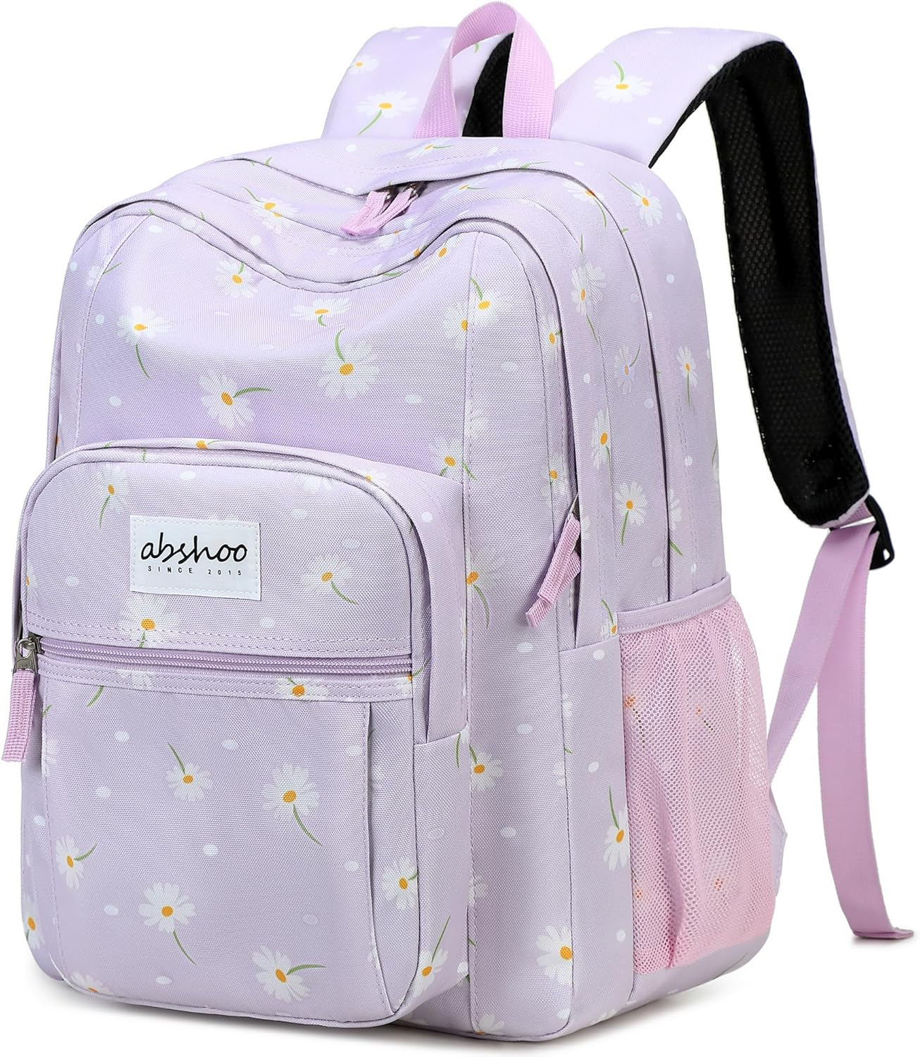 Basic Travel Backpack Water Resistant Black - Image 8