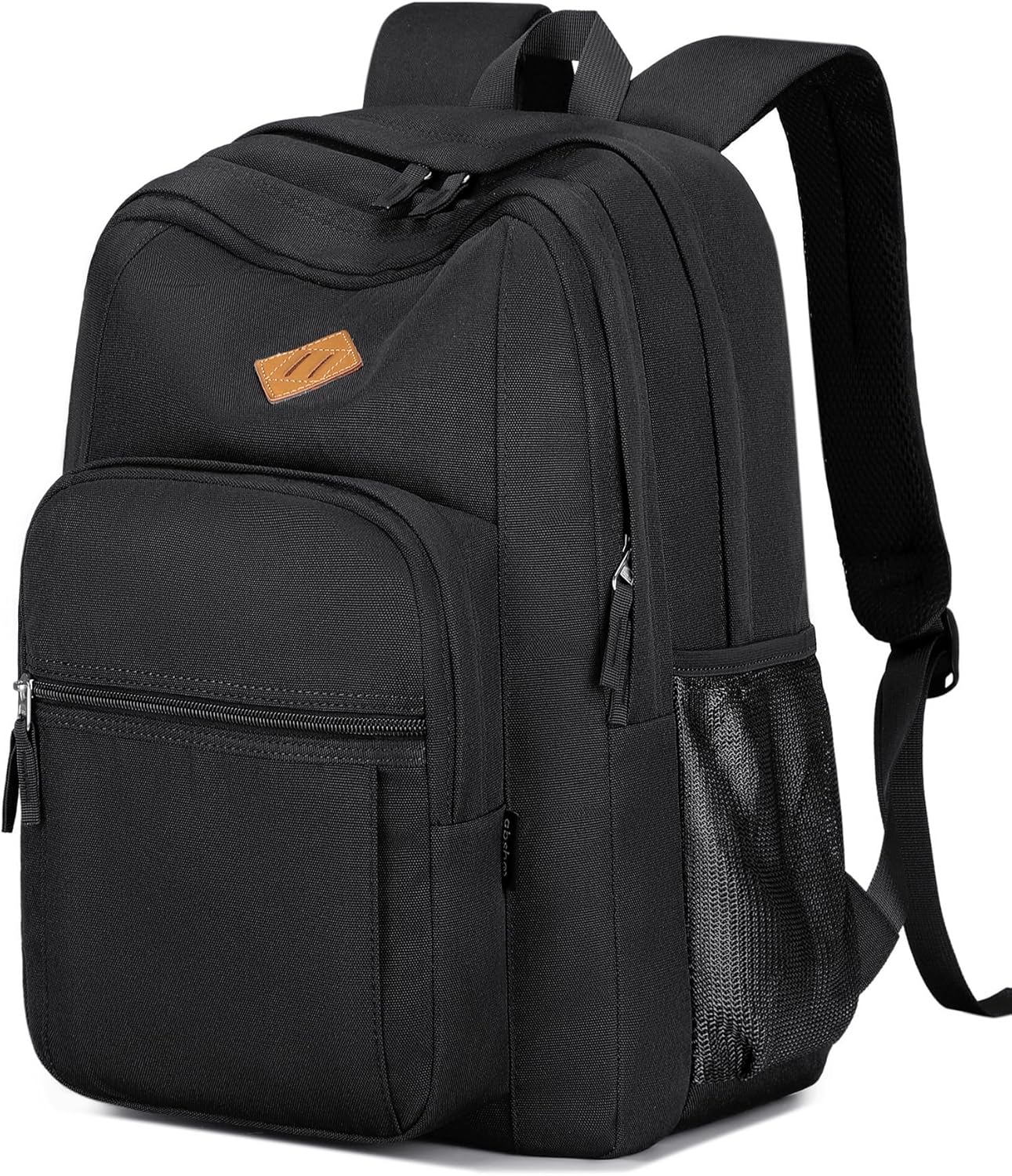 Basic Travel Backpack Water Resistant Black