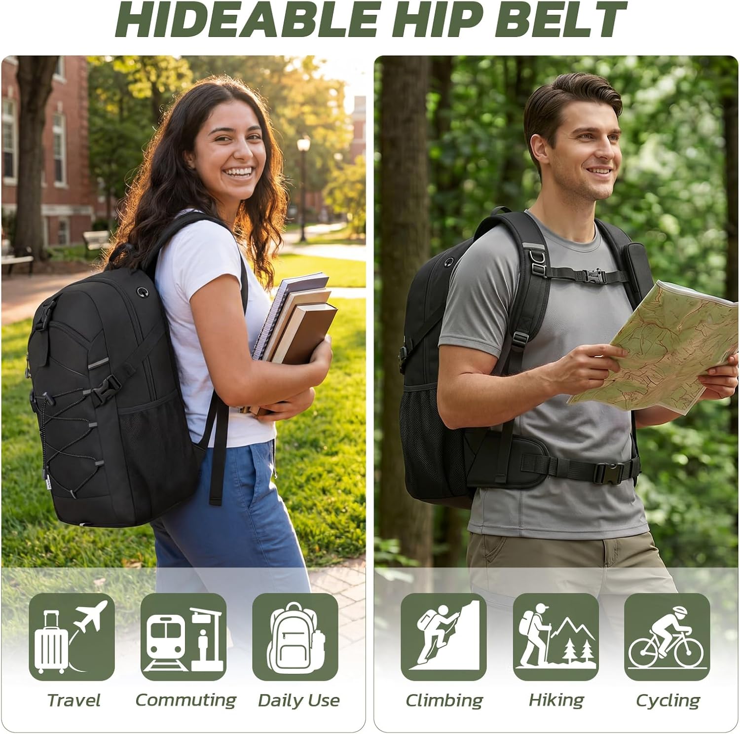 Lightweight Hiking Backpack 25L Waterproof - Image 4