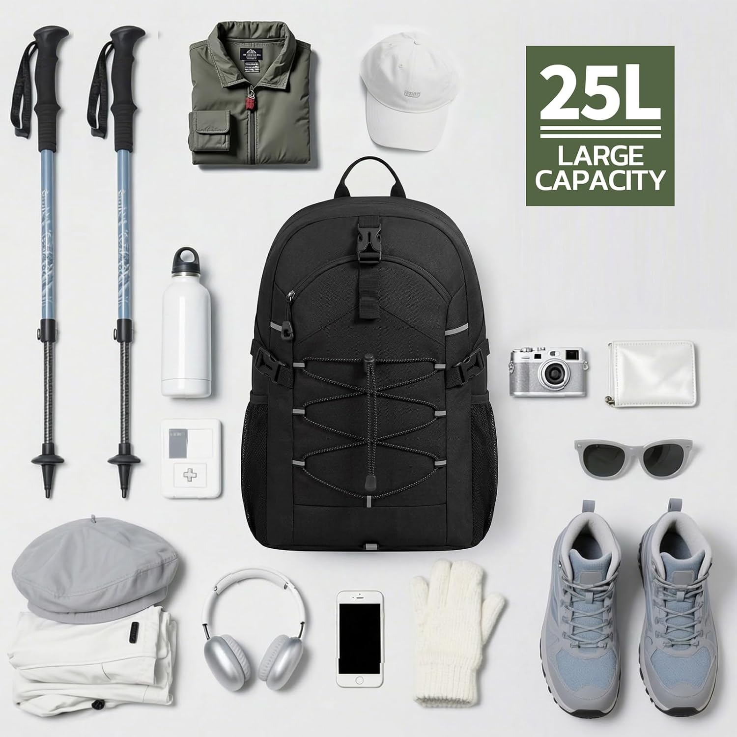 Lightweight Hiking Backpack 25L Waterproof - Image 6