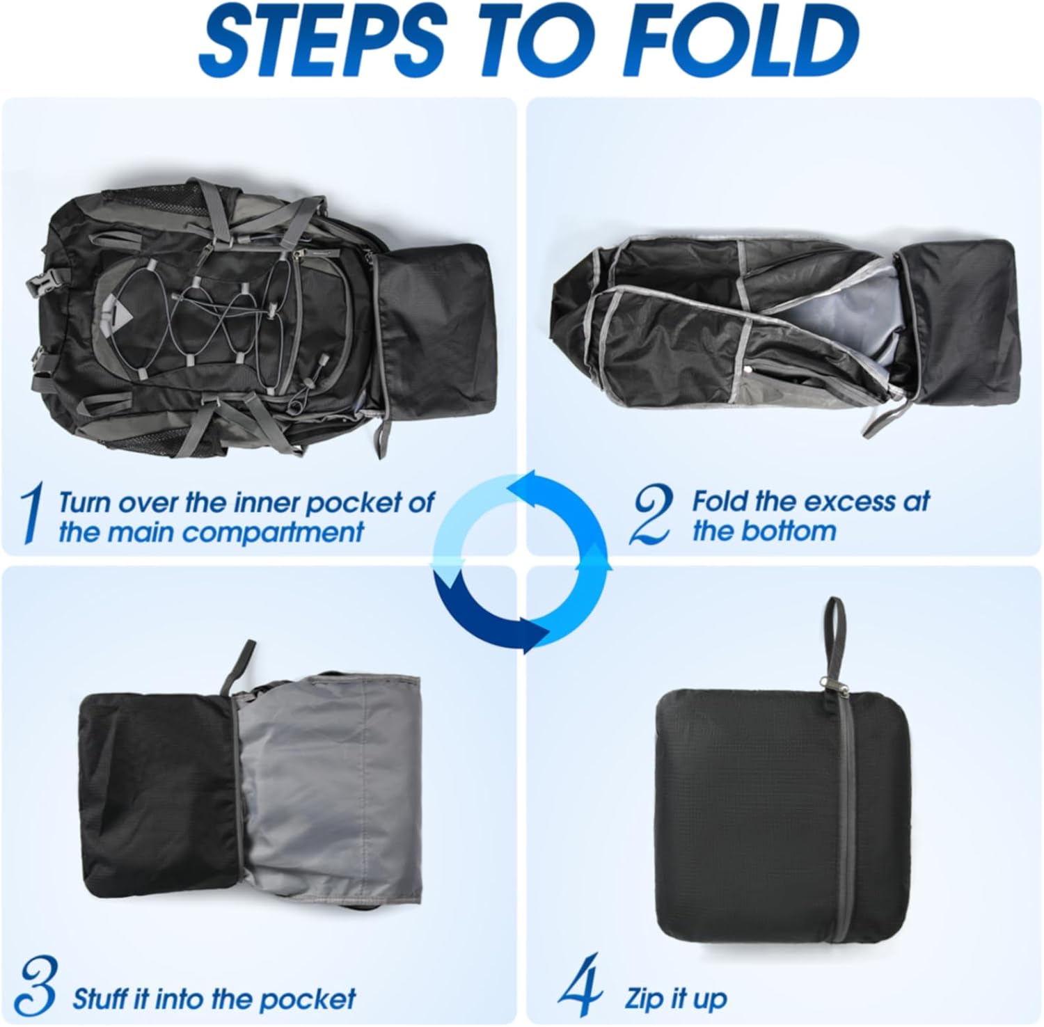 Lightweight Hiking Backpack 40L Waterproof - Image 8