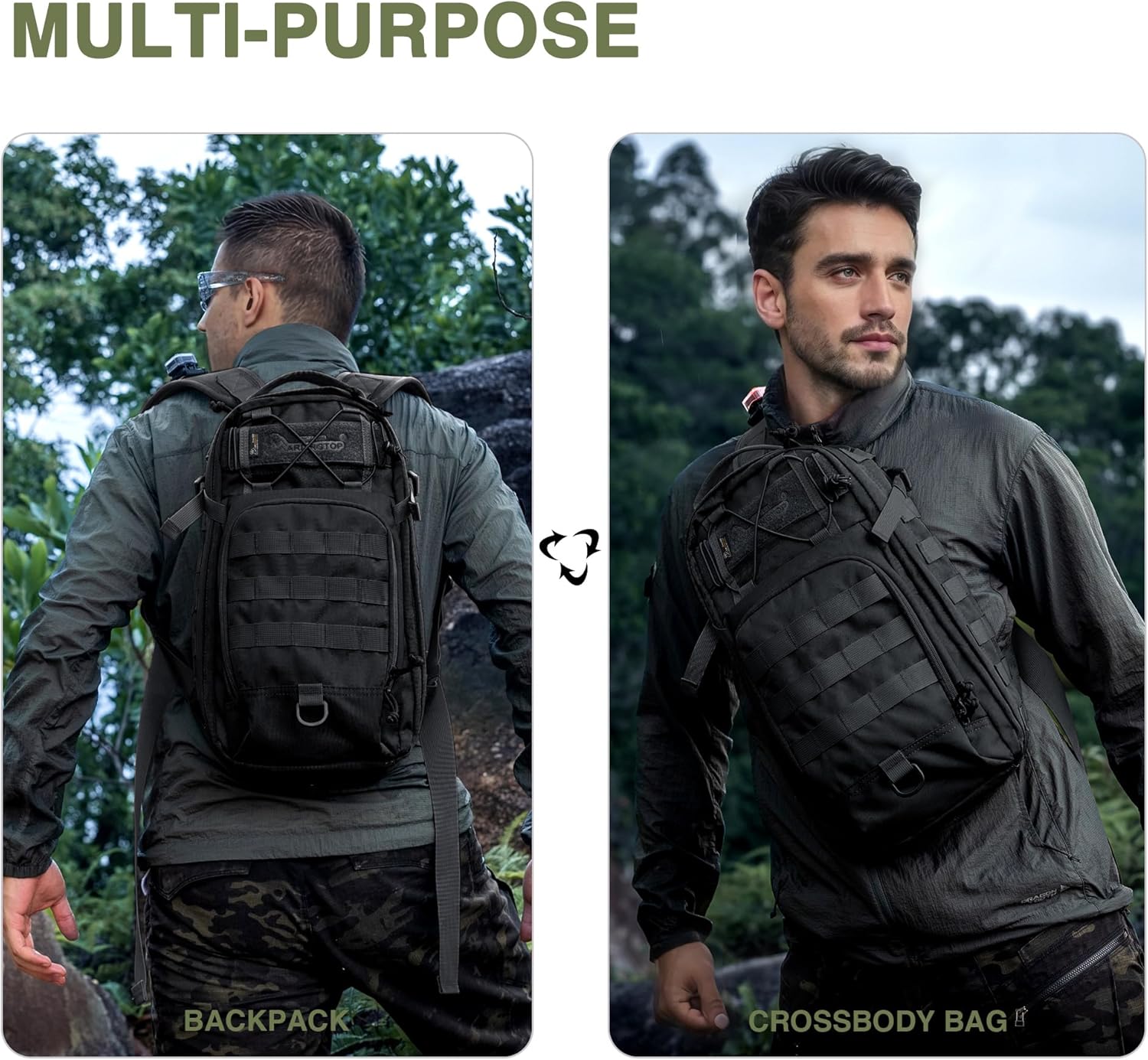 Small Tactical Backpack 18L Molle Design - Image 3
