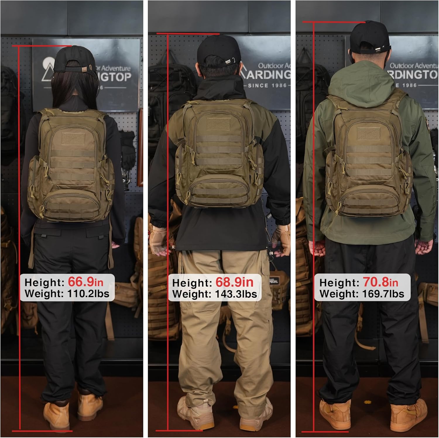 Tactical Backpack 25L Molle Design - Image 6