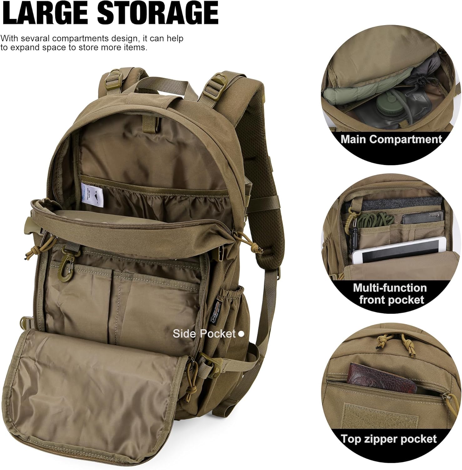 Tactical Backpack Molle 15L 25L - Image 5