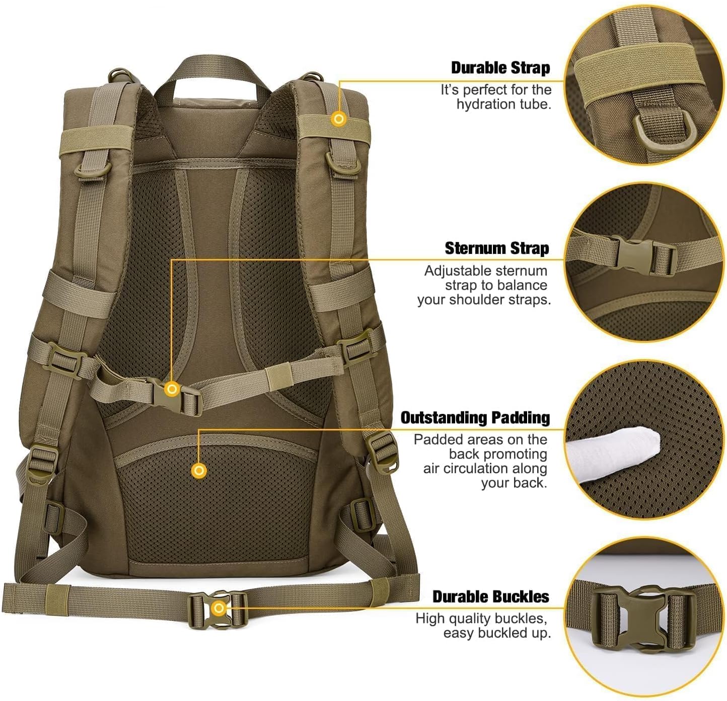 Tactical Backpack Molle 15L 25L - Image 6